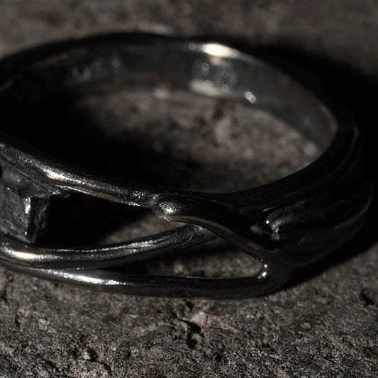 Crack Ring 11 - 925 Sterling Silver
