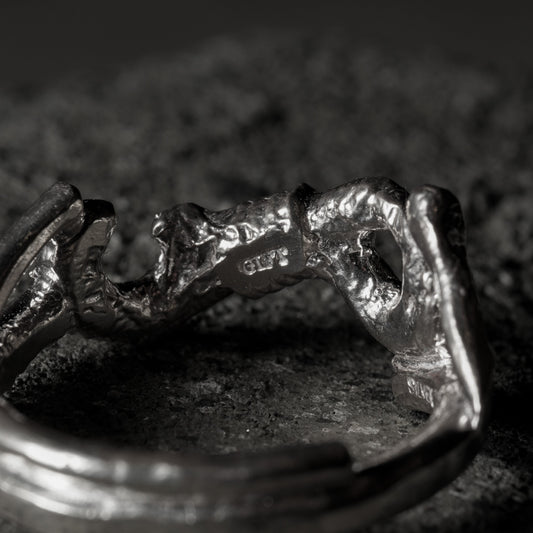 8 coil ring (silver925)