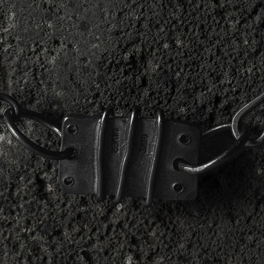 Mechanical Necklace 05 - 925 Sterling Silver