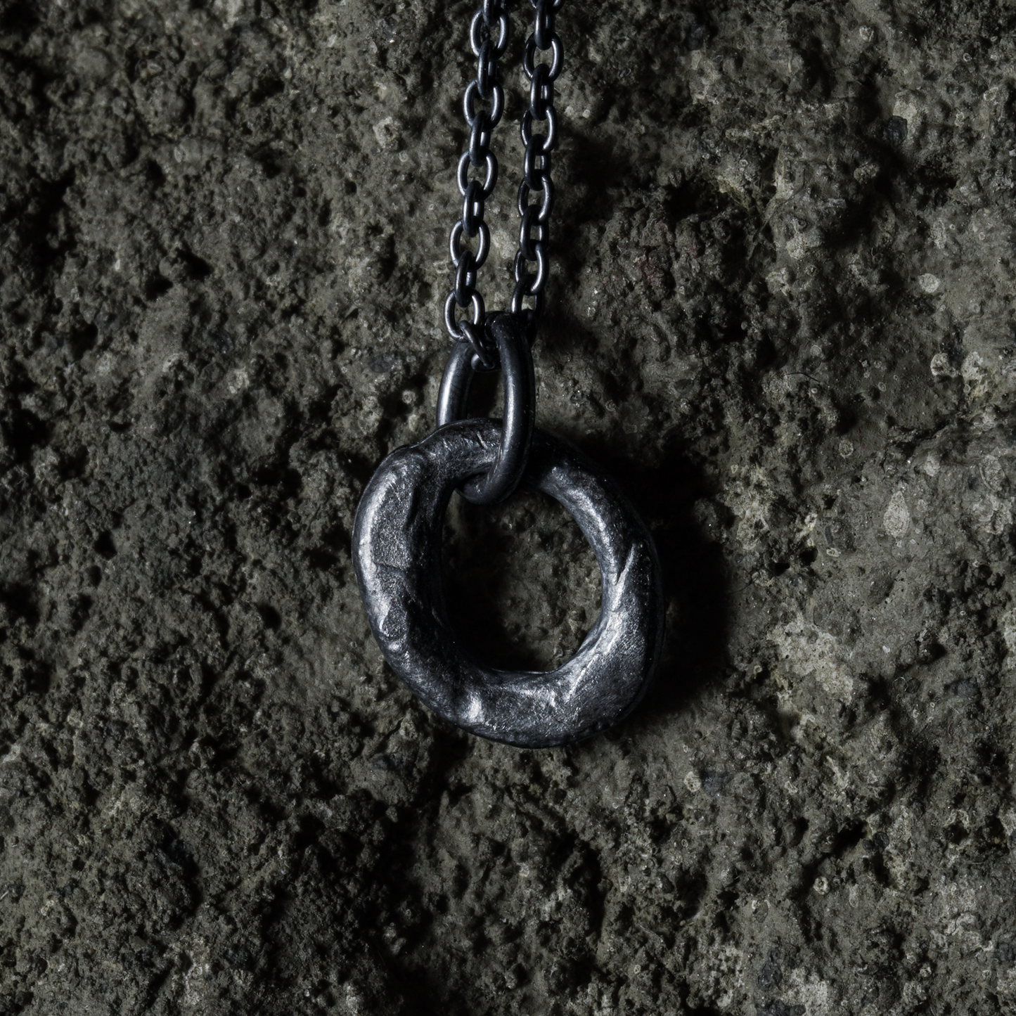 Circle S Top Necklace - 925 Sterling Silver