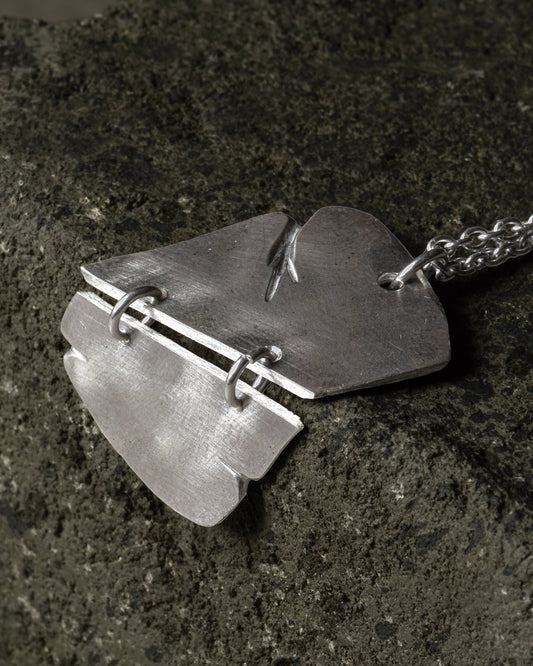 Mechanical Necklace 06 - 925 Sterling Silver