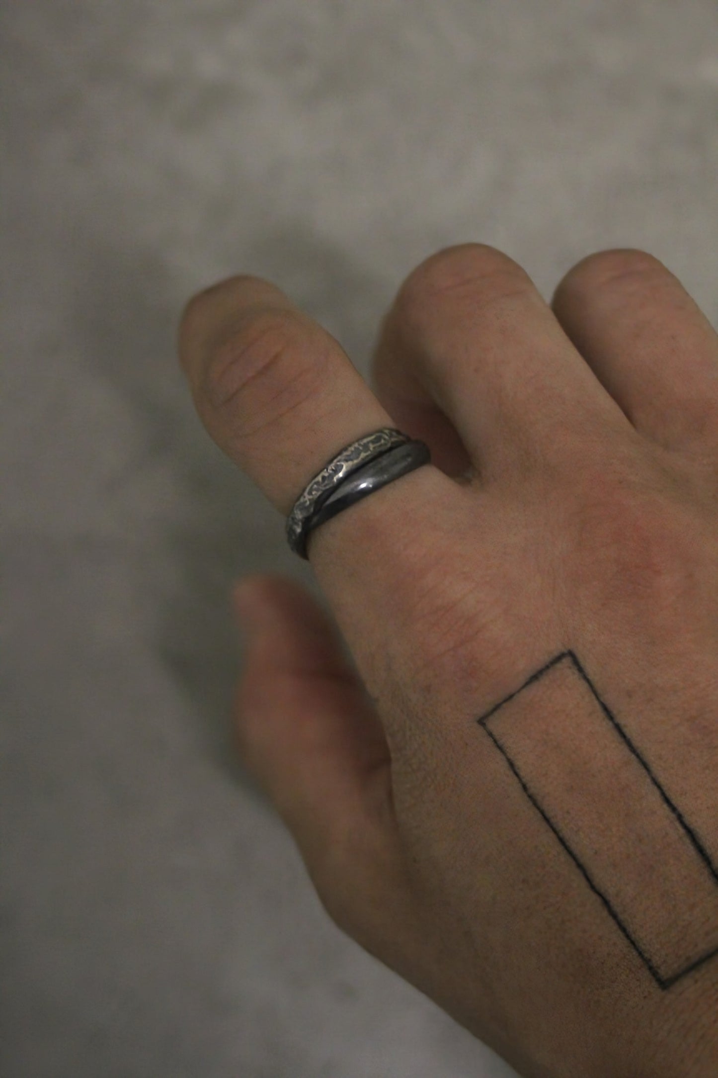 2 series ring - 925 Sterling Silver