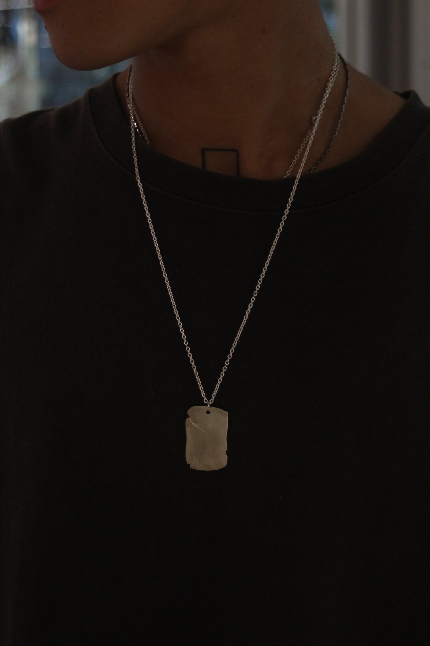 Crack Necklace 13 - 925 Sterling Silver