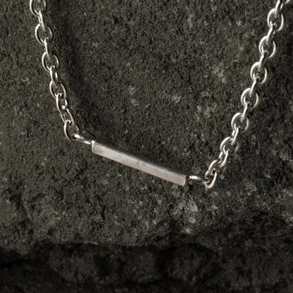 Triangle Plate Necklace - 925 Sterling Silver