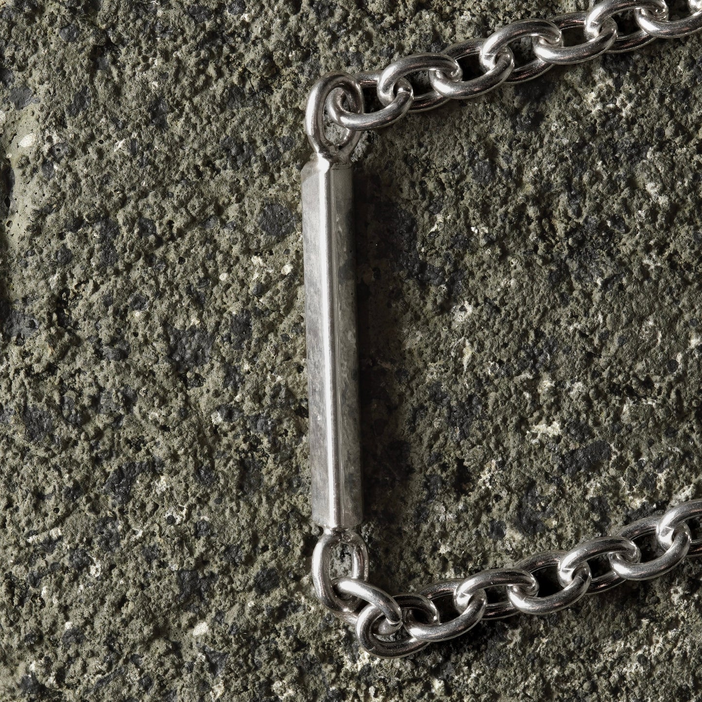 Triangle Plate Necklace - 925 Sterling Silver