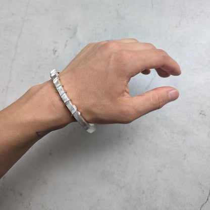 Electric Line Bangle 04 - 925 Sterling Silver