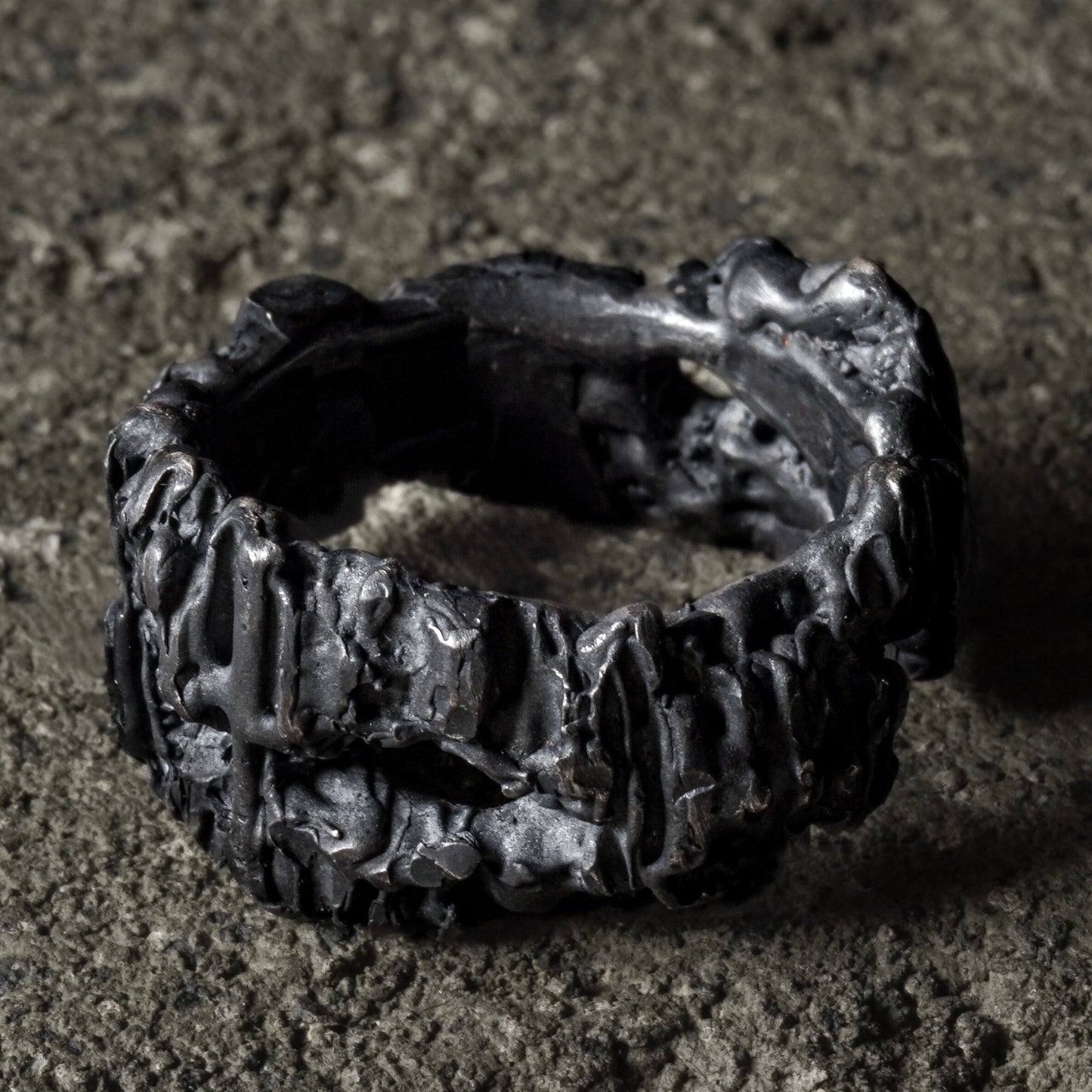 Crack Ring 04 - 925 Sterling Silver