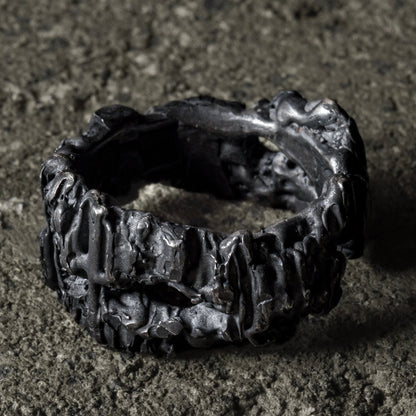 Crack Ring 04 - 925 Sterling Silver