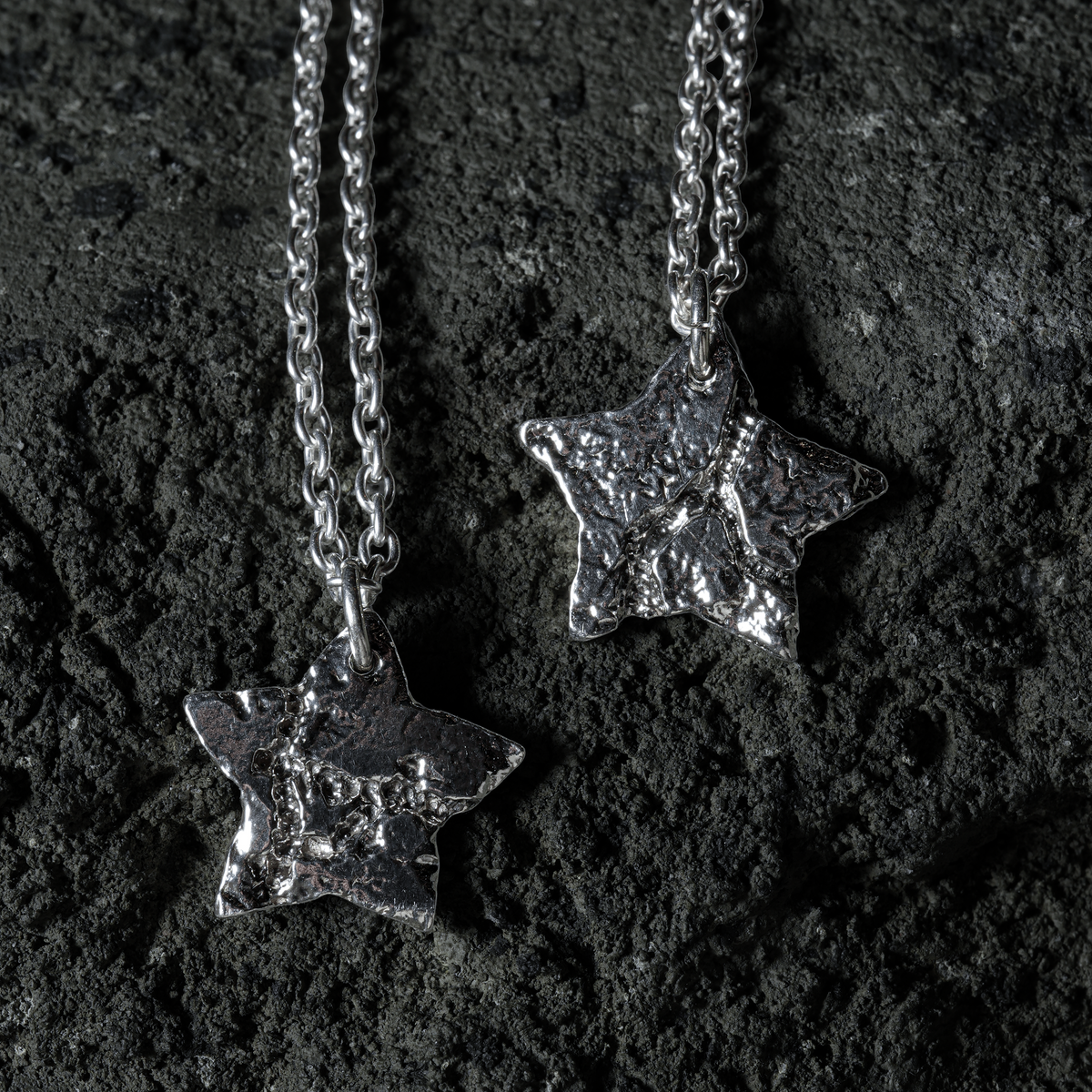 Crack Necklace 16 - 925 Sterling Silver