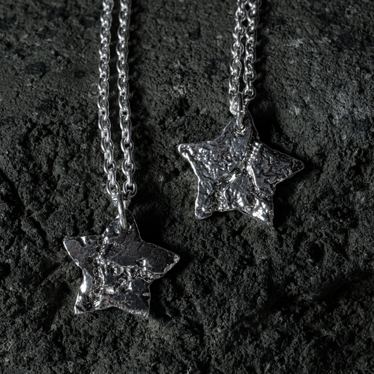 Crack Necklace 16 - 925 Sterling Silver