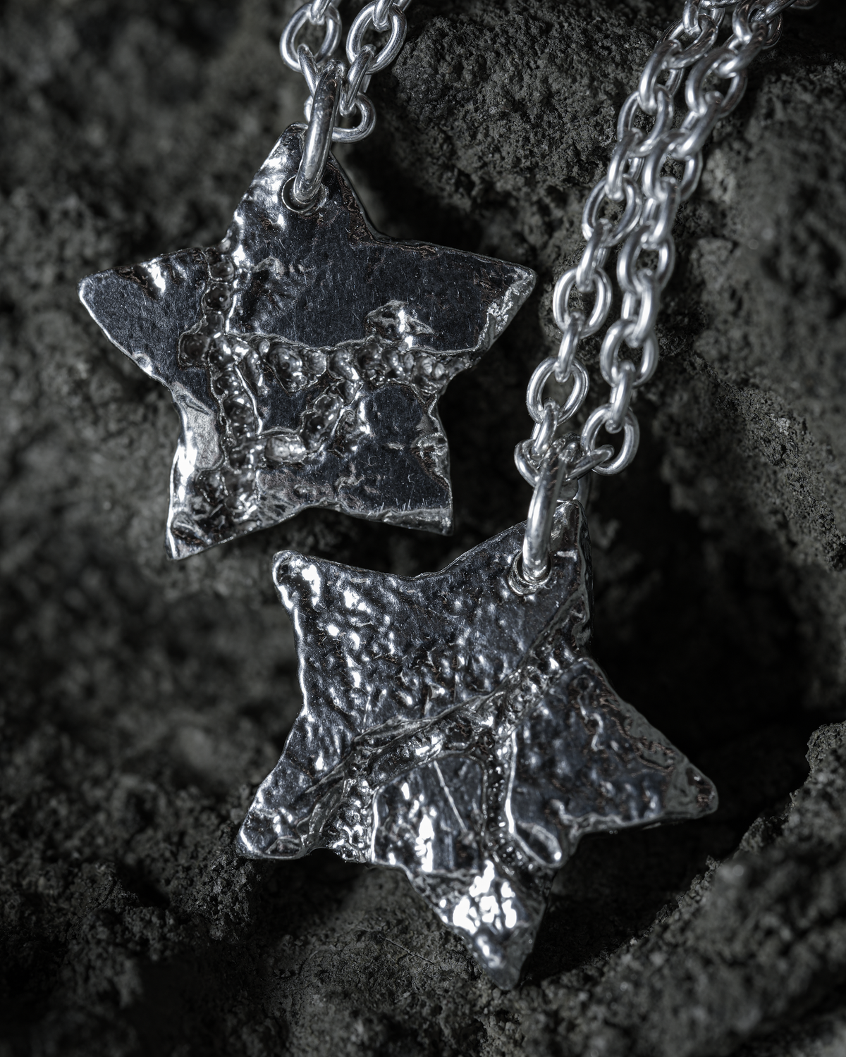 Crack Necklace 16 - 925 Sterling Silver