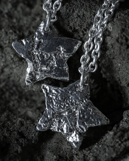 Crack Necklace 16 - 925 Sterling Silver