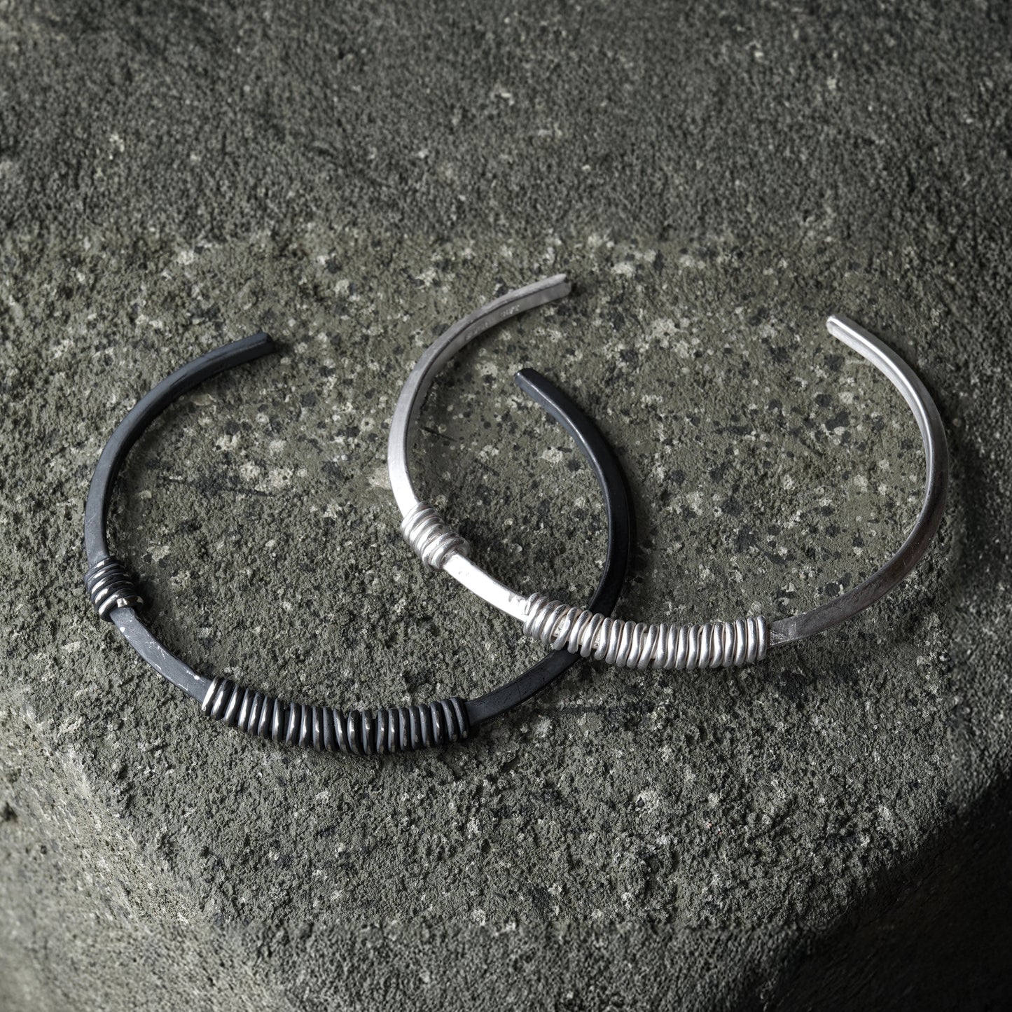 Electric Line Bangle 01 - 925 Sterling Silver