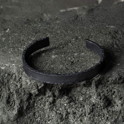 Crack Bangle 03 - 925 Sterling Silver