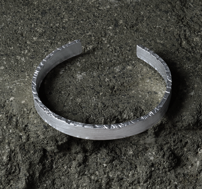 Crack Bangle 03 - 925 Sterling Silver