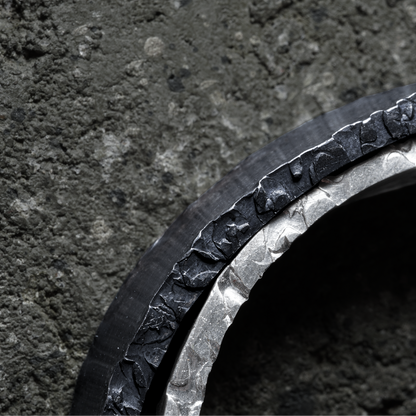 Crack Bangle 03 - 925 Sterling Silver