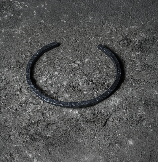 Crack bangle 08- 925 Sterling Silver