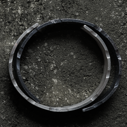 Mechanical Bangle 01 - 925 Sterling Silver