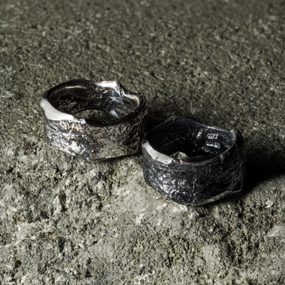 Crack Ring 02 - 925 Sterling Silver