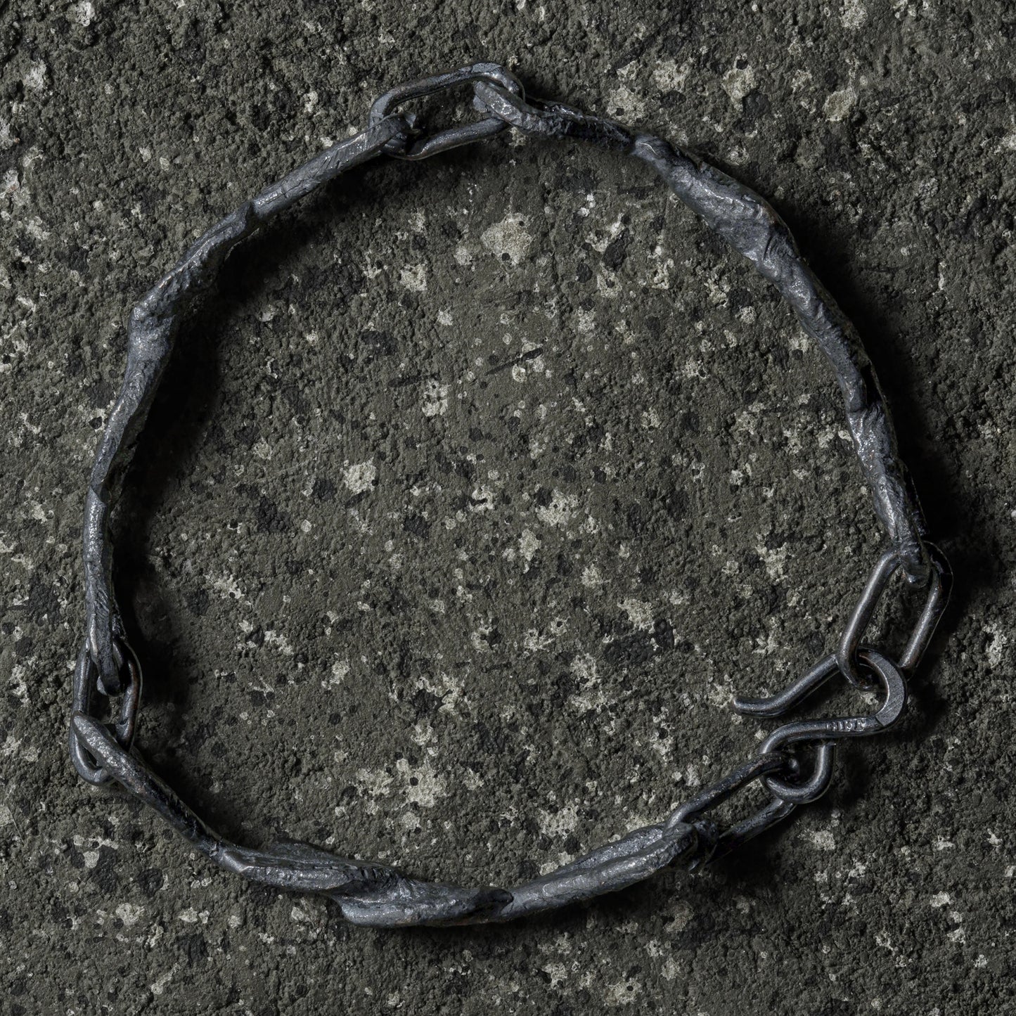 Crack Bone Bracelet 02 - 925 Sterling Silver