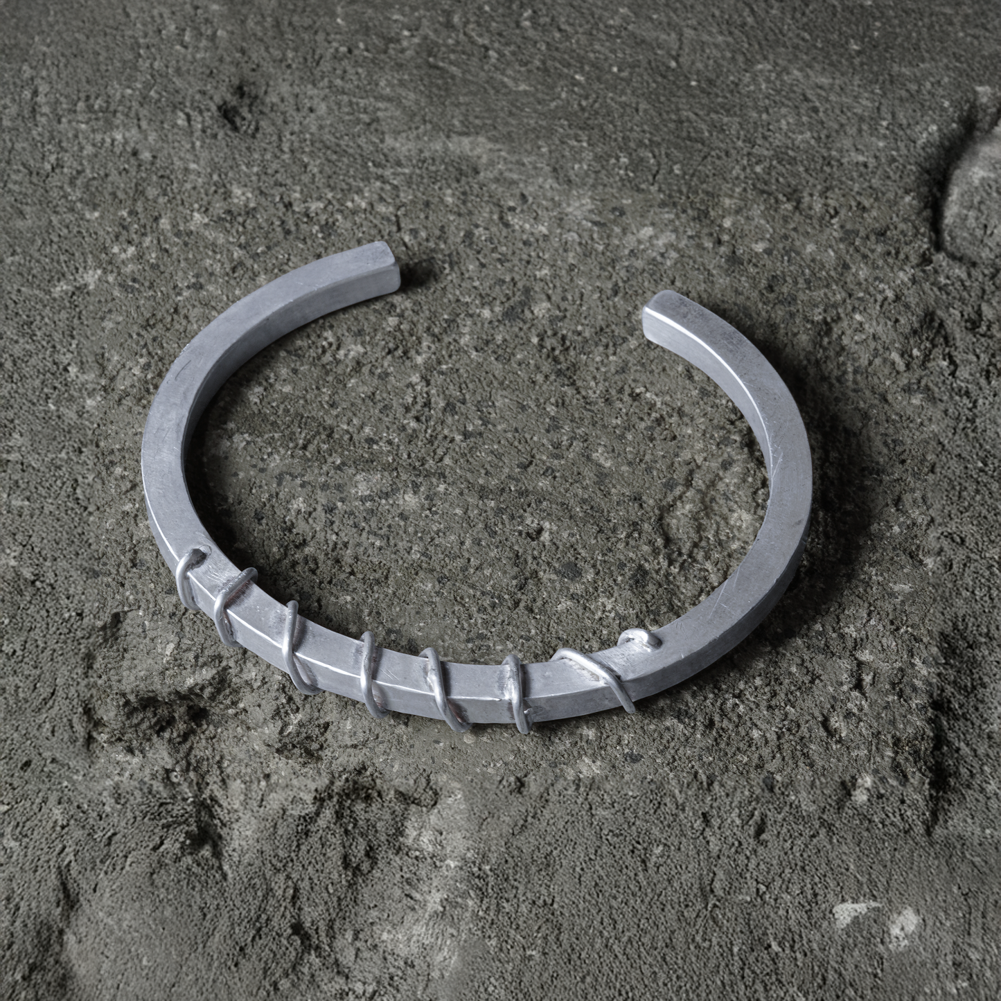 Electric Line Bangle 04 - 925 Sterling Silver