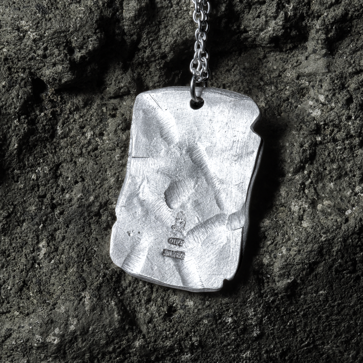 Crack Necklace 13 - 925 Sterling Silver