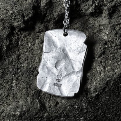 Crack Necklace 13 - 925 Sterling Silver