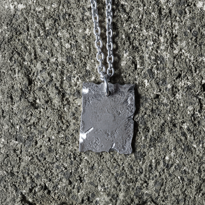 Crack Necklace 08 - 925 Sterling Silver