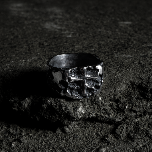 Crack Ring 15 - 925 Sterling Silver