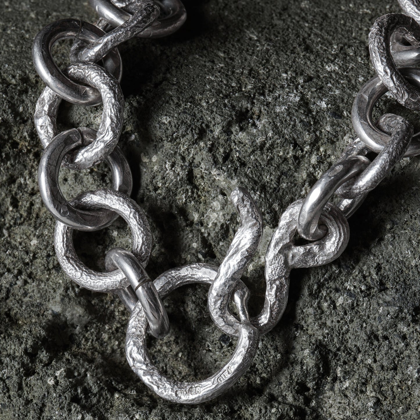 Molten Bracelet 02 - 925 Sterling Silver