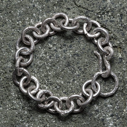 Molten Bracelet 02 - 925 Sterling Silver