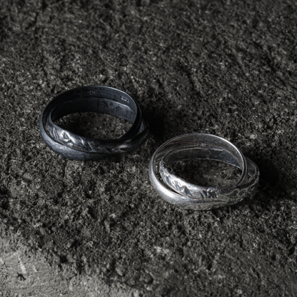 2 series ring - 925 Sterling Silver
