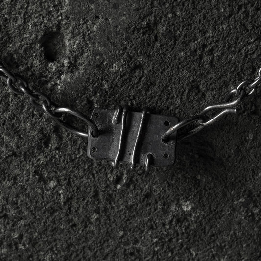 Mechanical Necklace 05 - 925 Sterling Silver