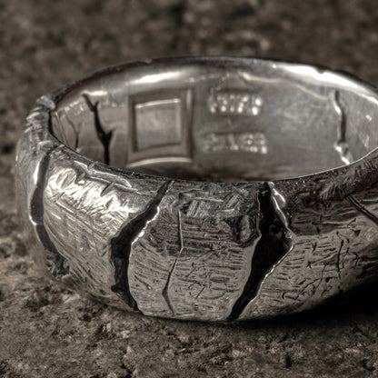 Crack Ring 10 - 925 Sterling Silver