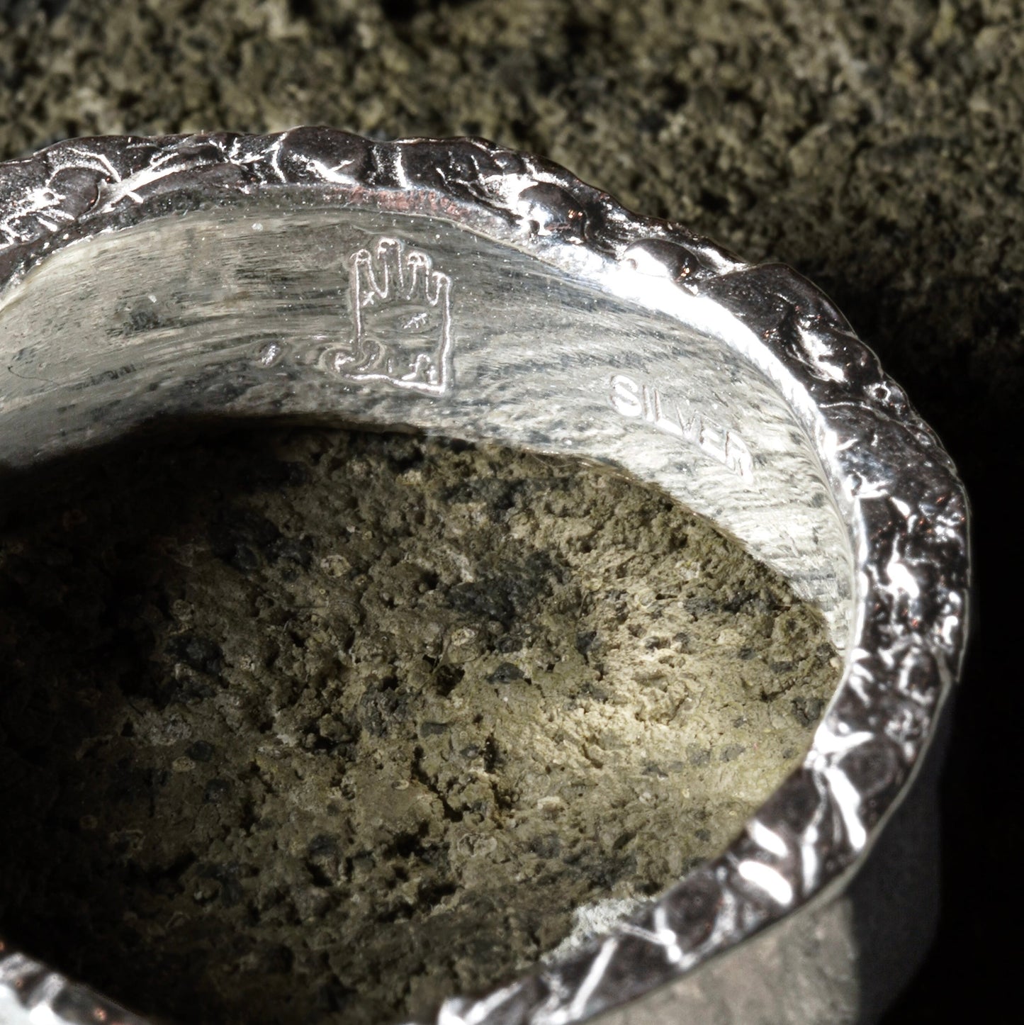 Crack Ring 01 - 925 Sterling Silver
